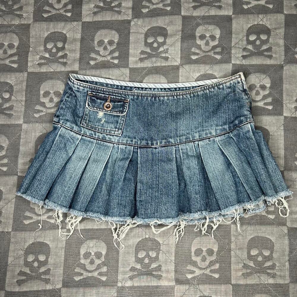 Y2k abercrombie pleated mini skirt - Picture 1 of 6